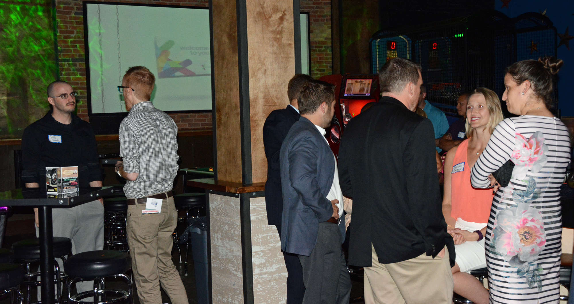 The Baltimore Business Networking Summer Edition took place in the back bar at GAME.
