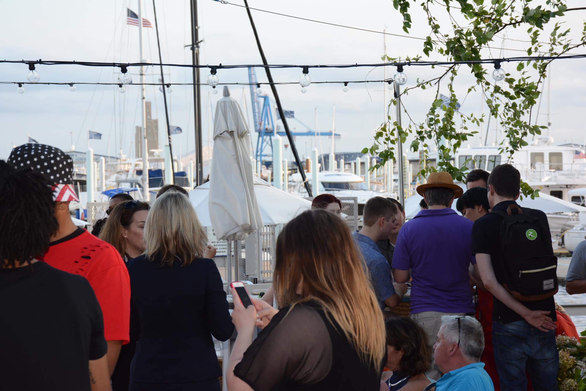The bash took place at The Boathouse Canton's outdoor patior and DockBar.