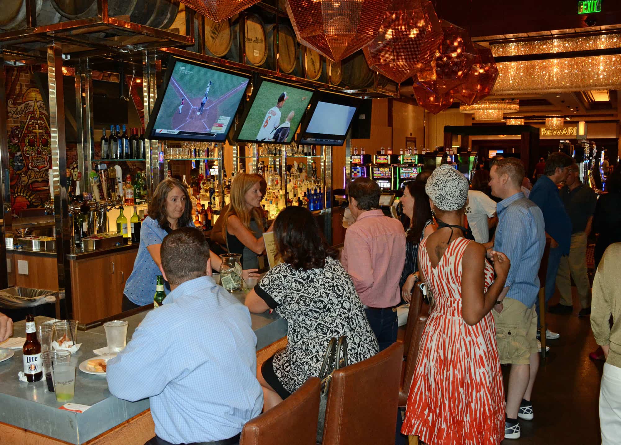 A busy Monday night at the Johnny Sanchez bar.