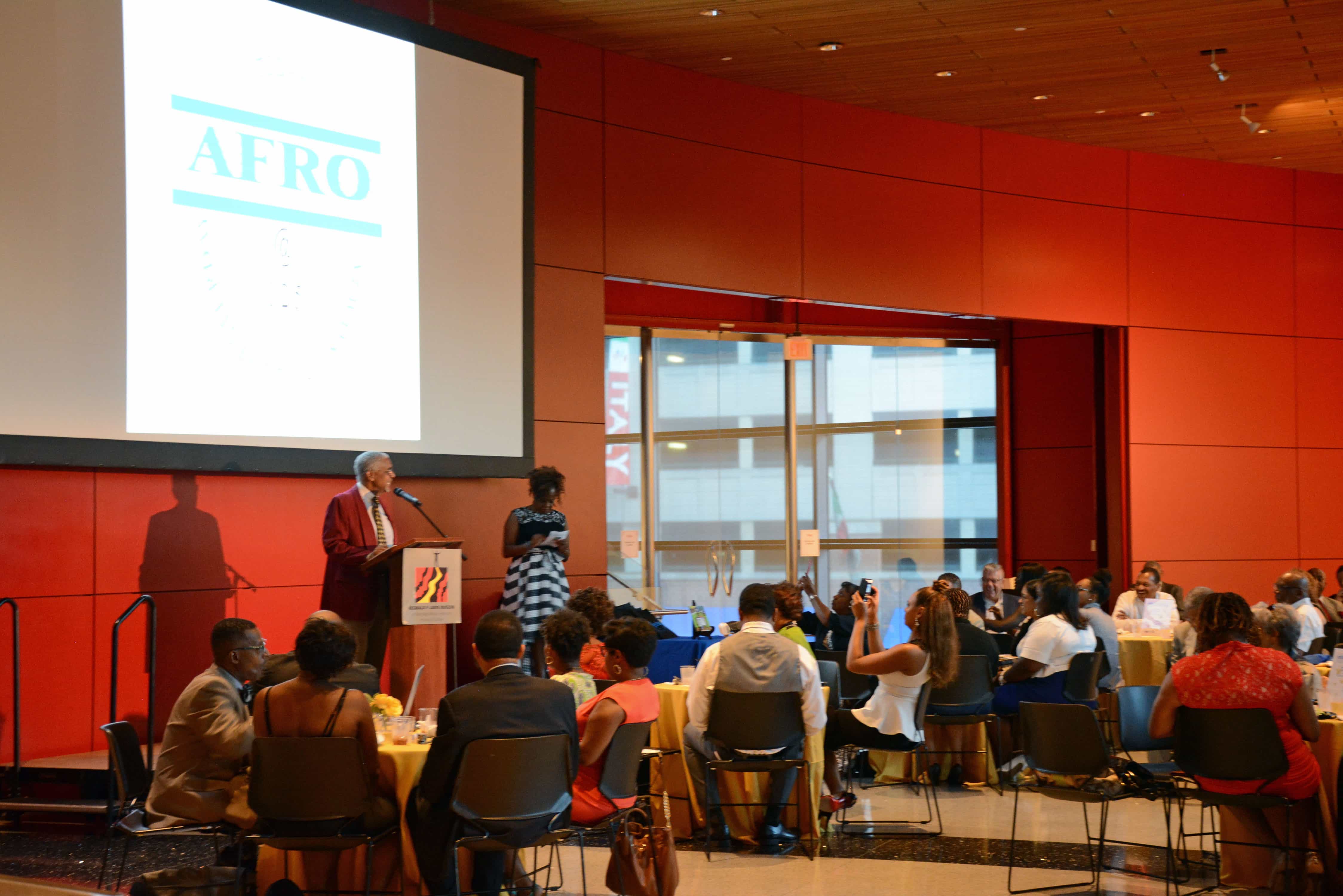 AFRO-American Newspapers board chair/publisher Jake Oliver welcomes his guests.