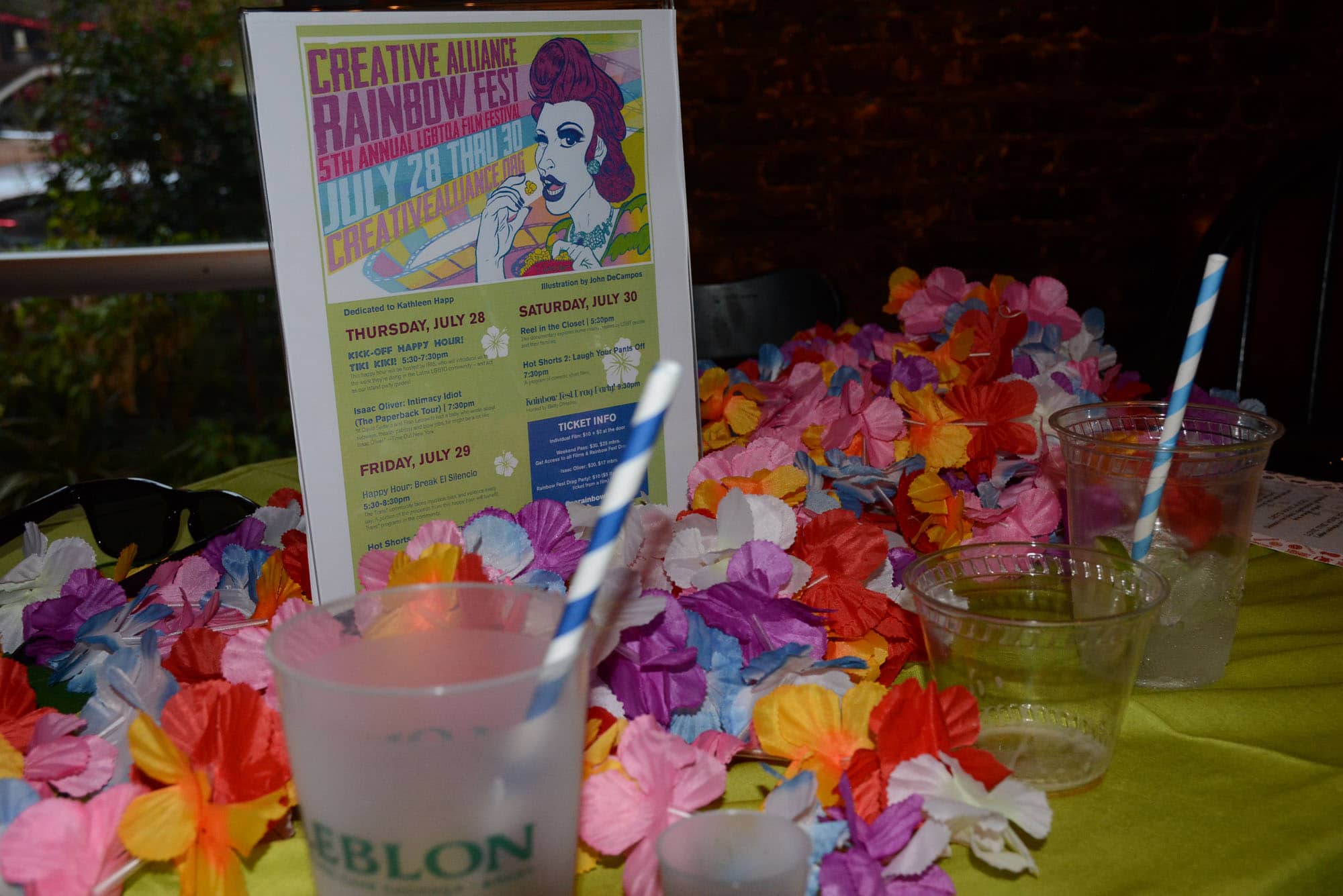 The happy hour was just the start of the two-day fest.
