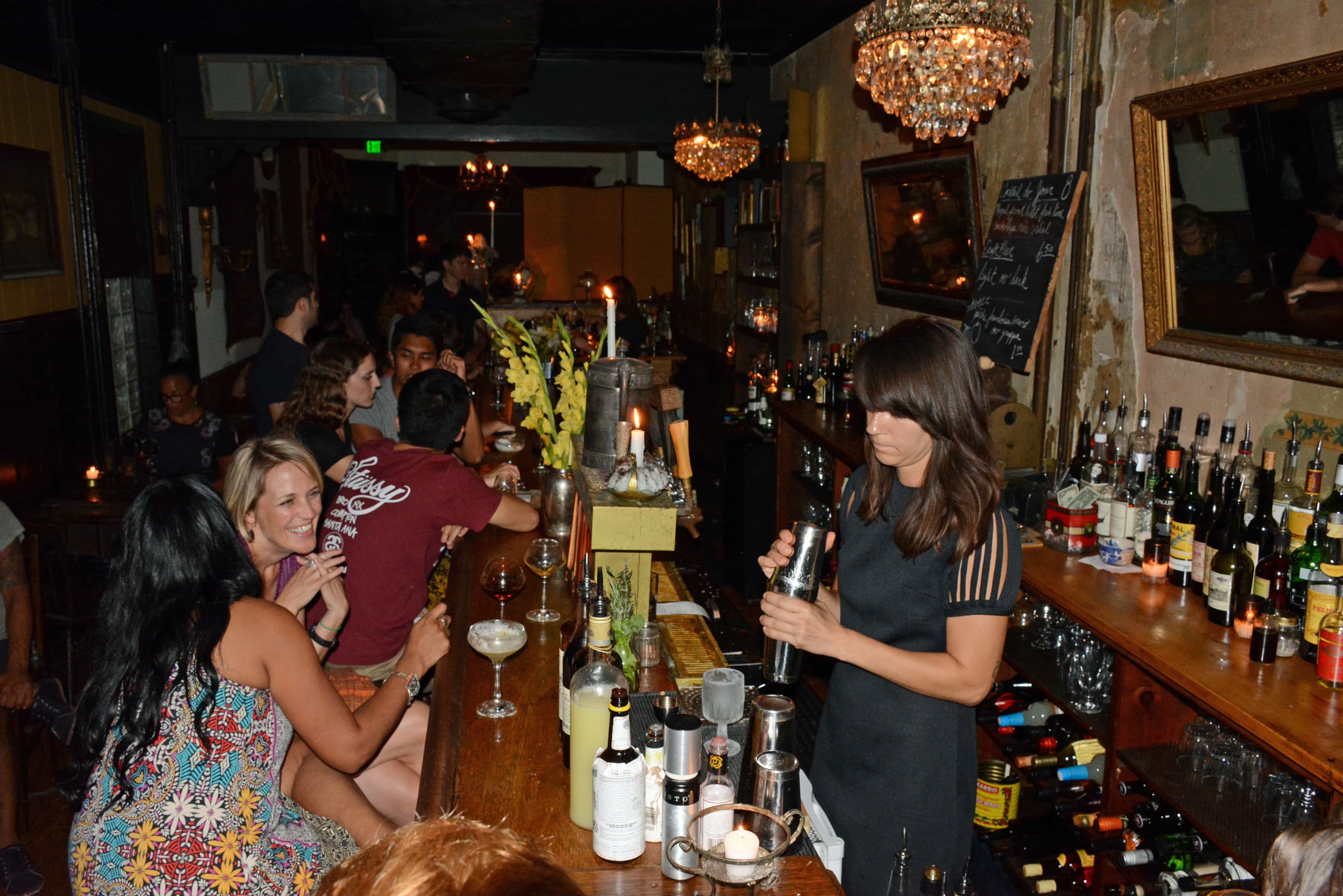 A good sized turnout at the Monday night bar benefit