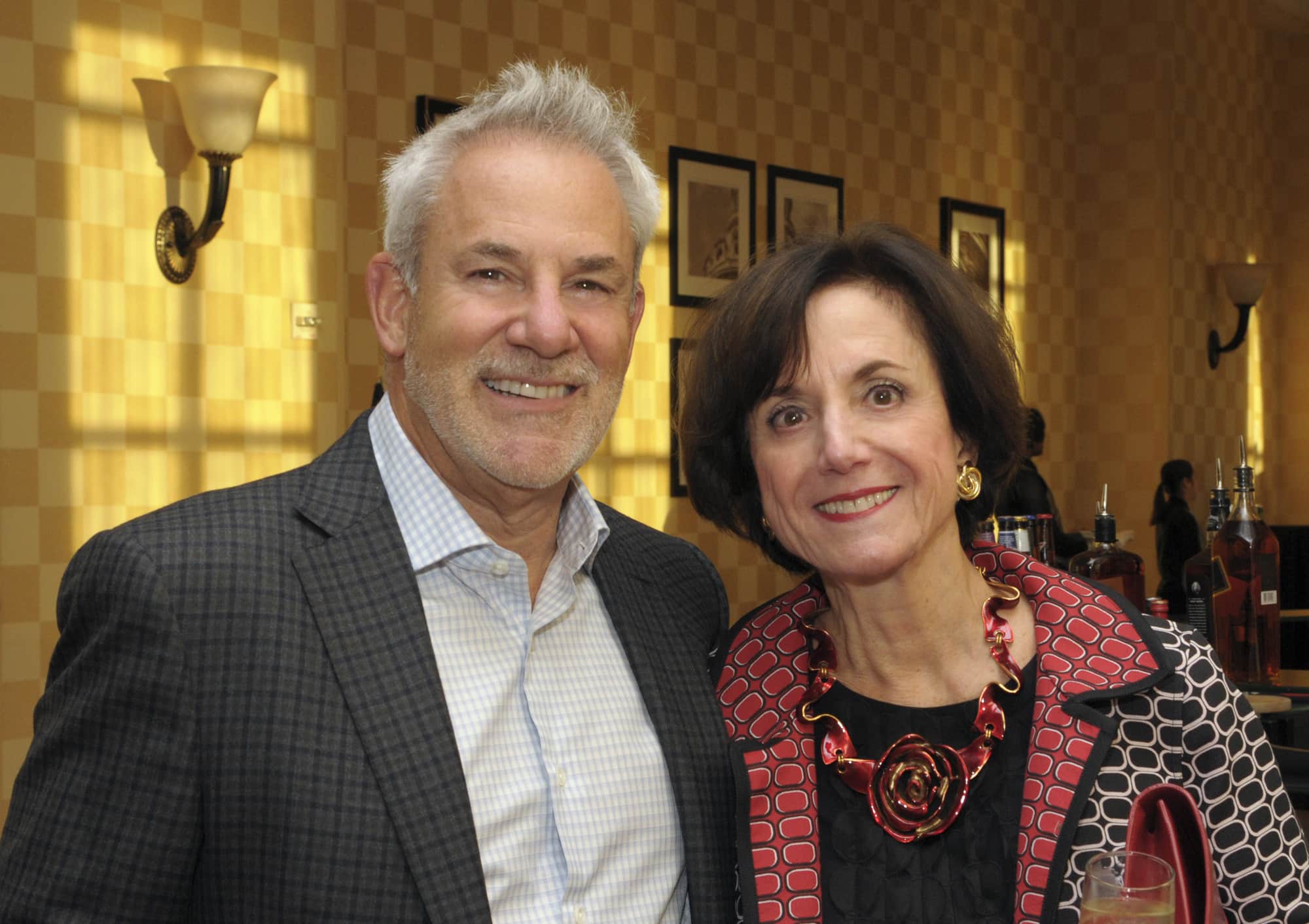 Pictured (LtoR) David Berg, DTP board member; and Helene Dorf (Photo by Studio Z Photography, courtesy Dyslexia Tutoring Program)