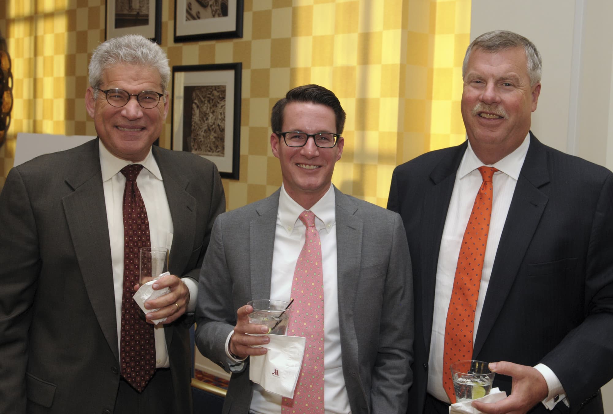 Pictured (LtoR) Joel Simon, Lifebridge Health director of principal gifts; Idriz Limaj, Levindale COO; and Hal Hackerman, Ellin & Tucker director of audit & accounting (Photo by Studio Z Photography, courtesy Dyslexia Tutoring Program)