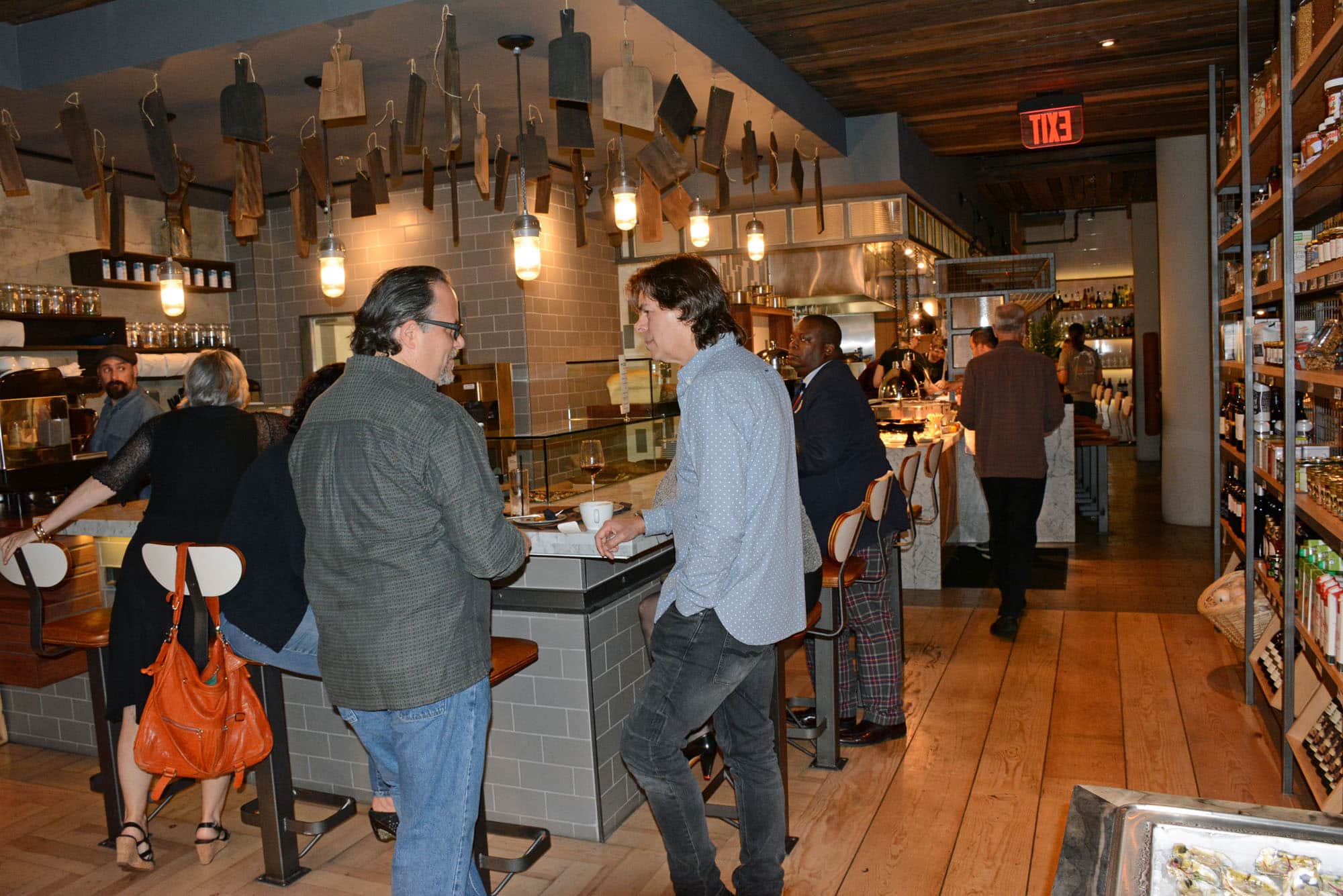 The Modern Cook Shop combines bar, restaurant and market spaces.