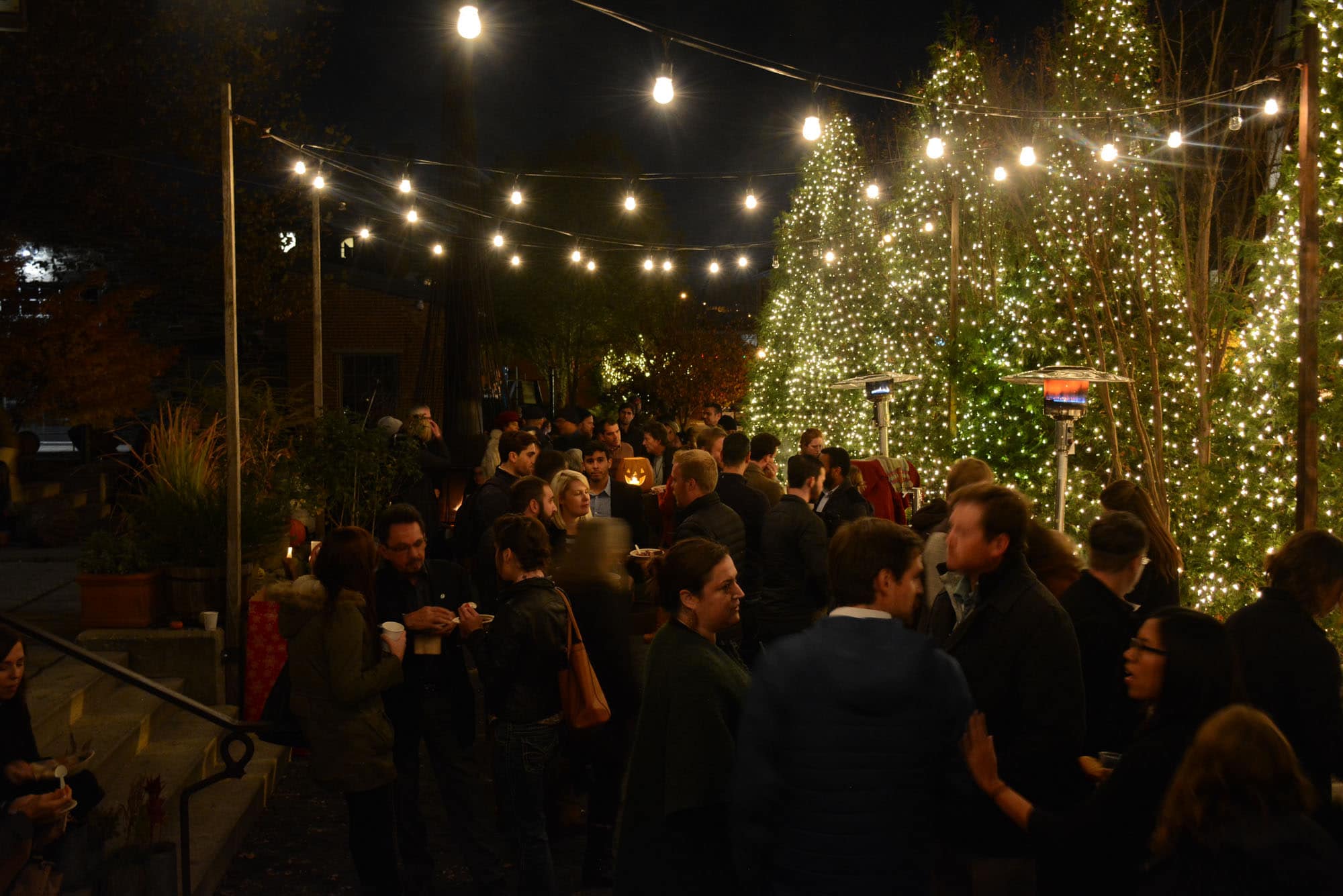Switching on the Season (November 17, 2016) Tenants and artisans of Clipper Mill opened their doors for their annual Open House, where folks could visit different studios and offices, noshing and sipping a bit along the way - maybe getting an early start on some holiday shopping - and perhaps having their first encounter with this year's crop of twinkly lights.