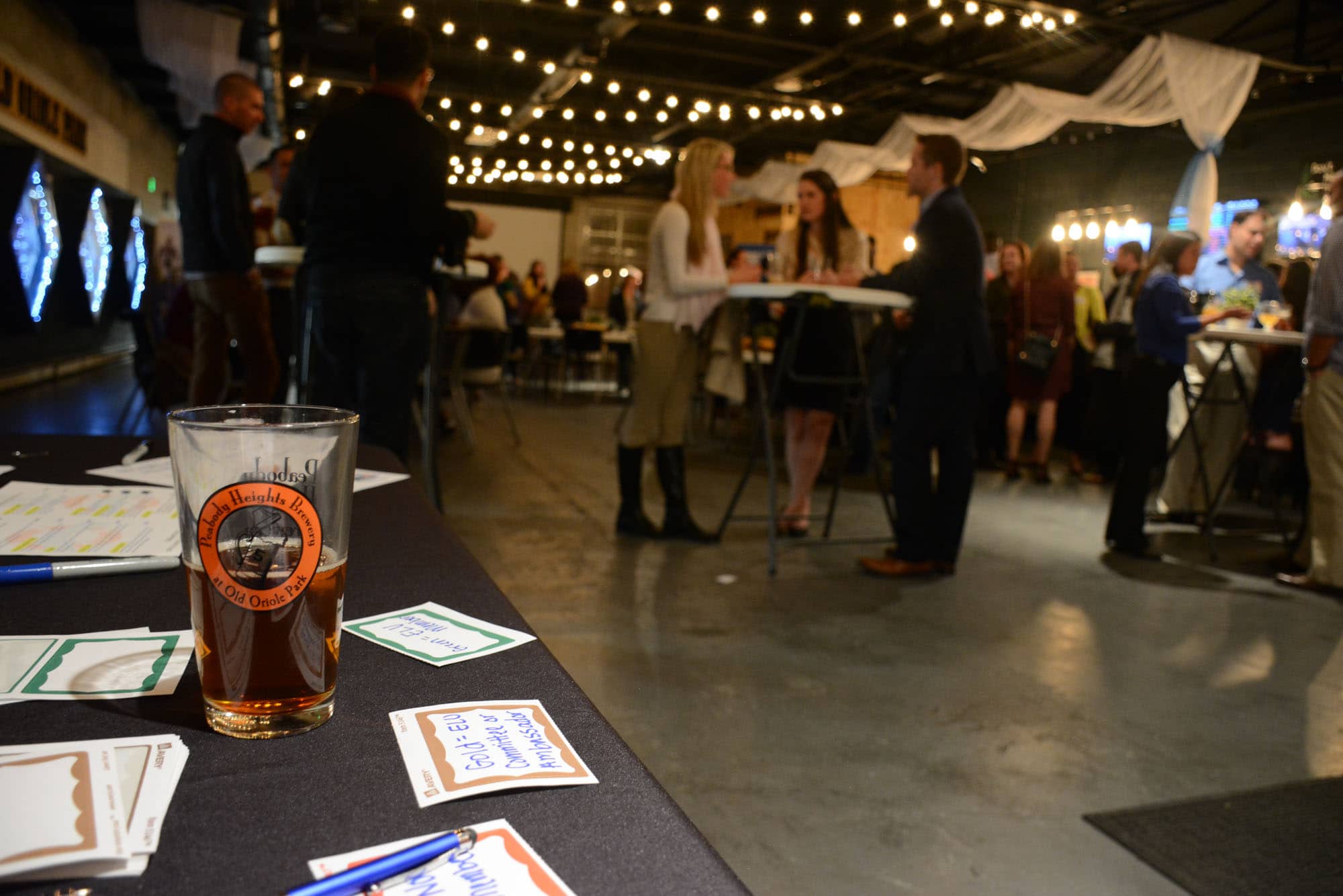 Suds/Socializing (November 17, 2016) Emerging Leaders United - United Way of Central Maryland's network of supporters between the ages of 21 & 40 - threw "Harvest & Hops" at Peabody Heights Brewery...