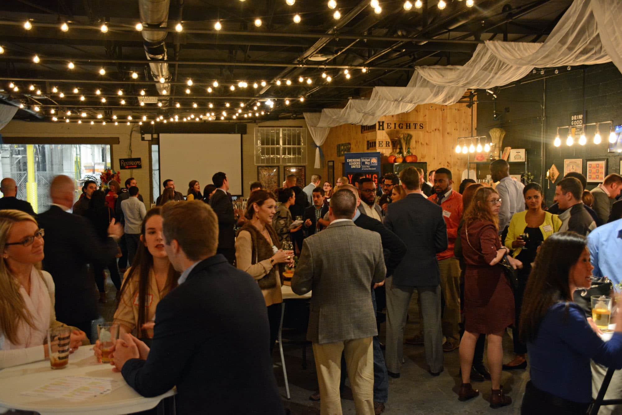 ...where folks could try some 20 craft beers on tap, as they enjoyed an evening of networking.