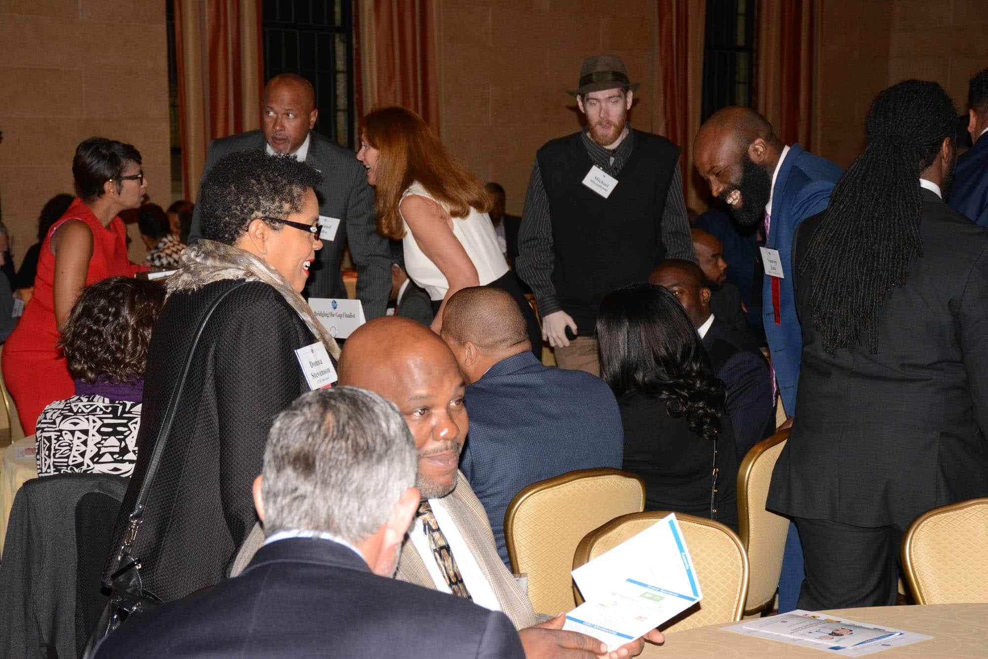 The event kicked off with a cocktail hour chockful of networking