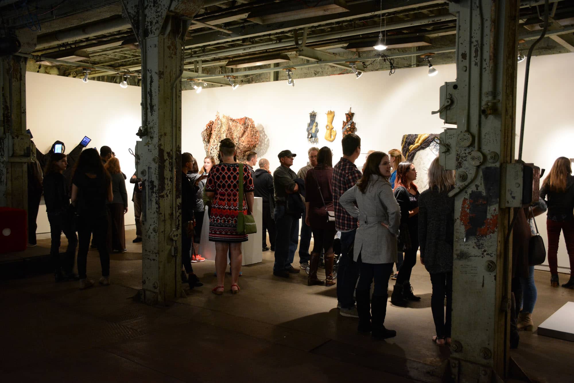 XX-ceptional Reception (November 4, 2016) Art lovers filled Area 405 for the Opening Artist Reception for "XXChange," an exhibition, workshop and symposium series put together by the Baltimore Women's Maker Collective.