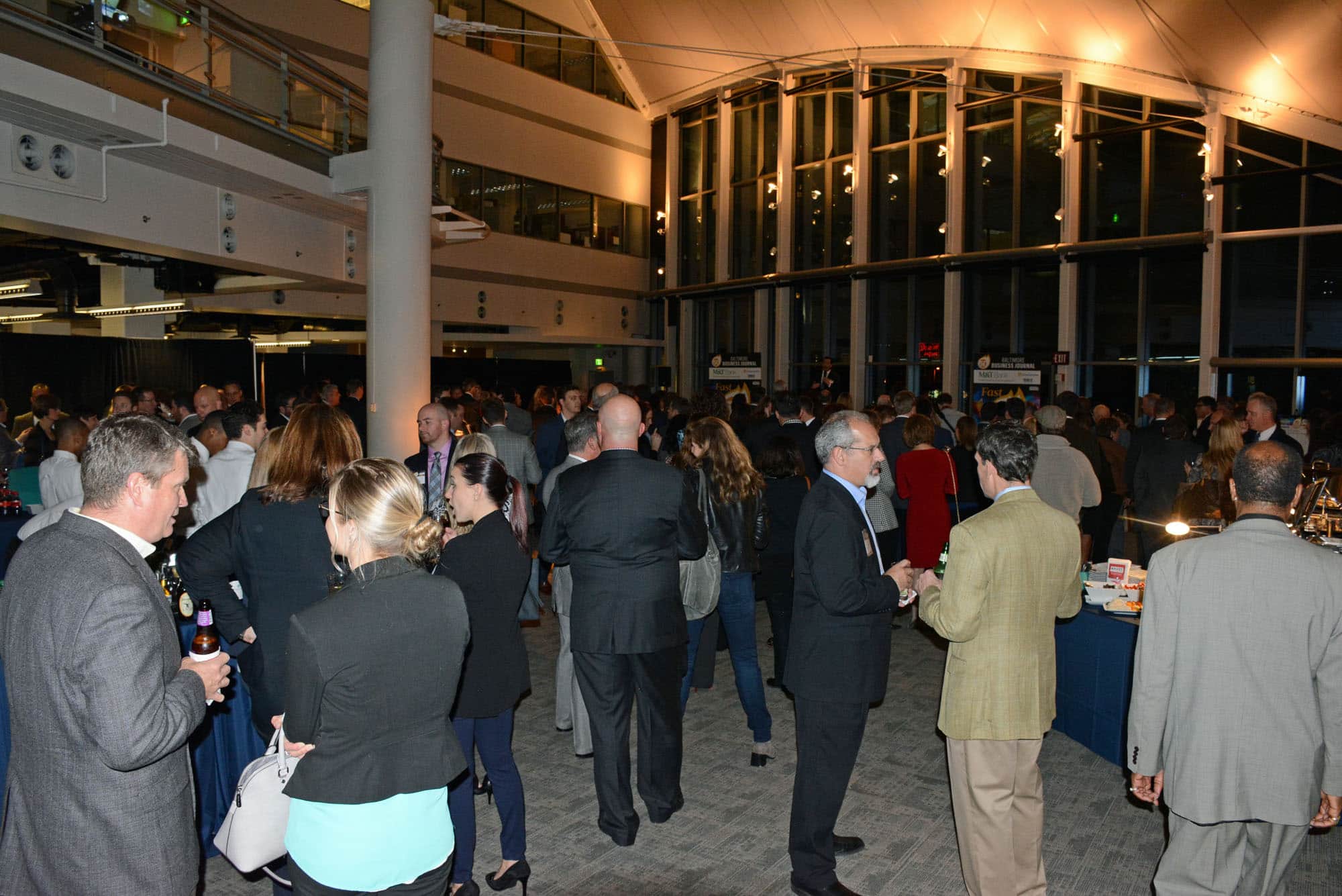 Cocktails & Corporate Communing (November 30, 2016) The Baltimore Business Journal celebrated the city's 50 fastest growing companies with a cocktail and networking event at the Columbus Center.